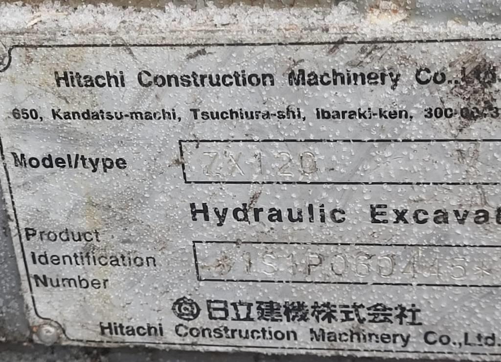 Hitachi ZX 120 Telakaivukoneet