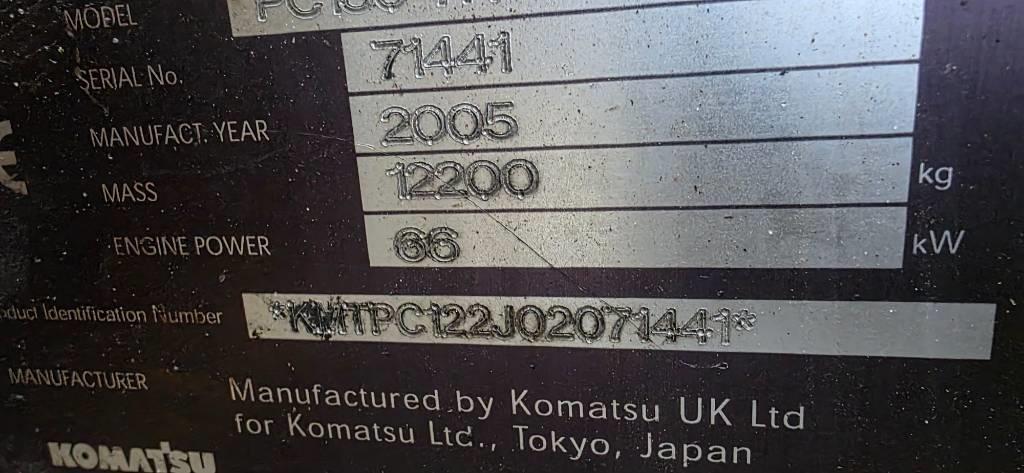 Komatsu PC 130-7K Telakaivukoneet