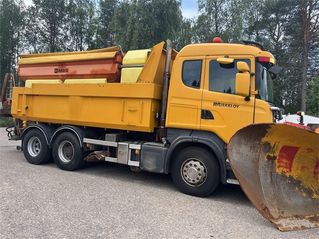 Scania R500 Tienhoitoauto Sora- ja kippiautot