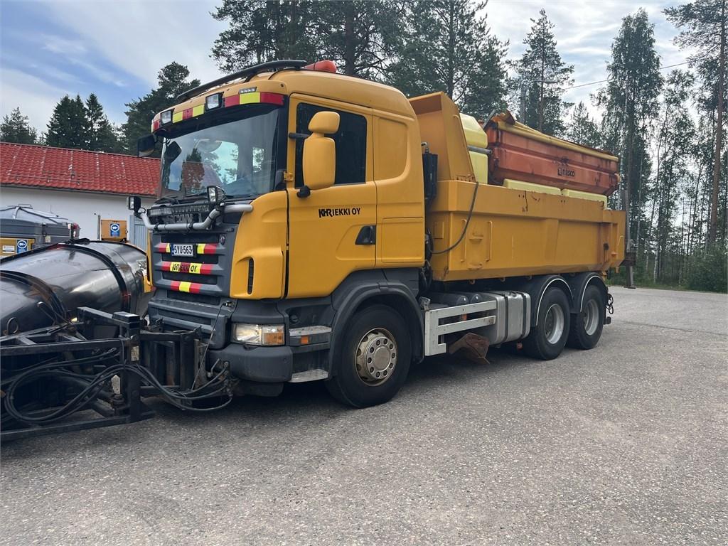 Scania R500 Tienhoitoauto Sora- ja kippiautot