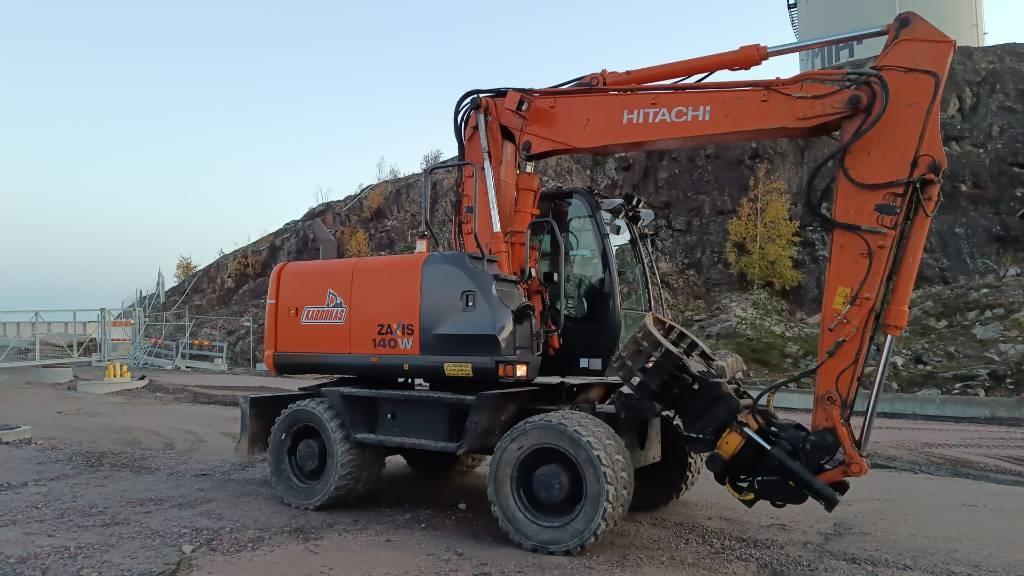 Hitachi ZX140W-5B Pyöräkaivukoneet