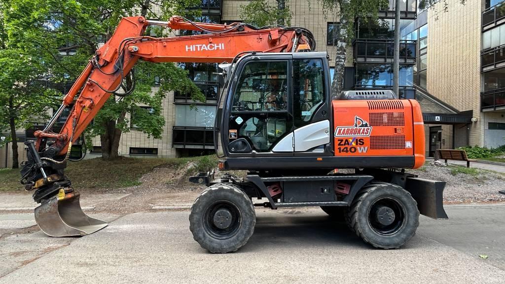 Hitachi ZX140W-5B Pyöräkaivukoneet