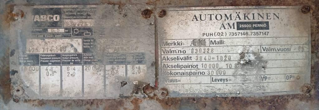 AM Automäkinen AKV Vaihtolavaperävaunut