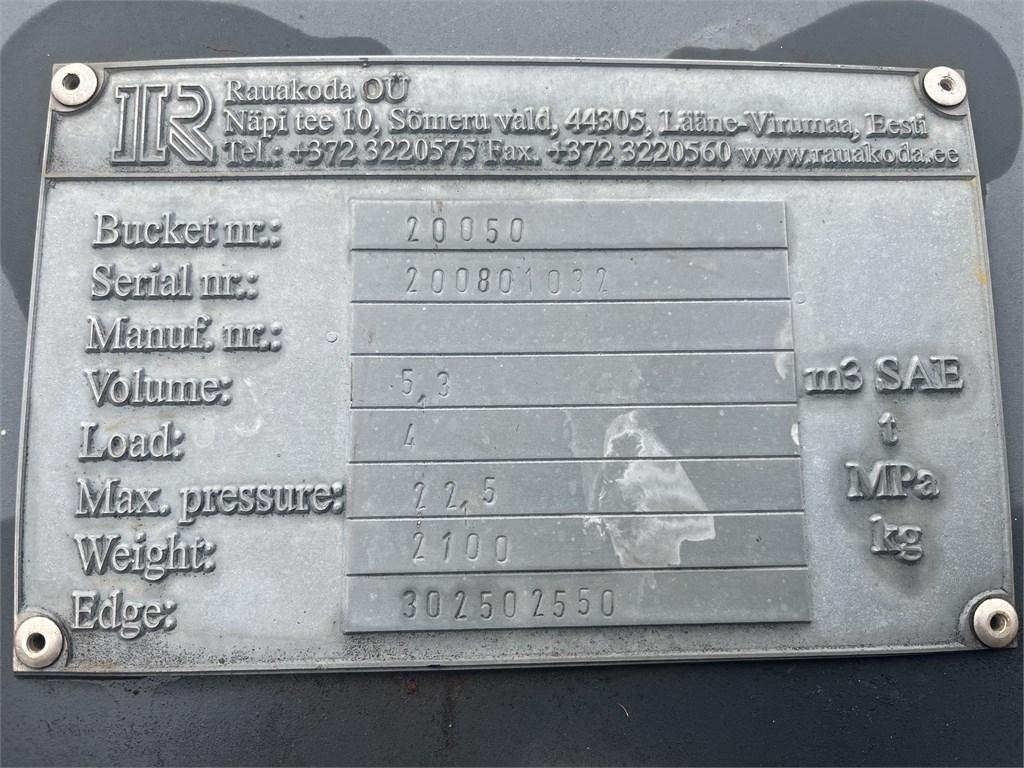  Kärkikippikauha 5.3m3 Kauhat