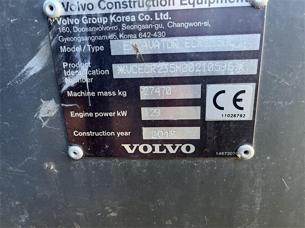 Volvo ECR 235DL Telakaivukoneet