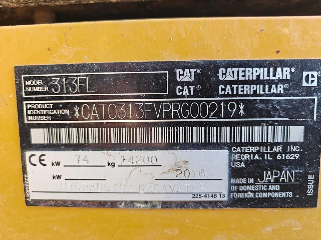 CAT 313 F L Telakaivukoneet