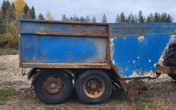 Hiekoitinvaunu etukipillä Omavalmiste