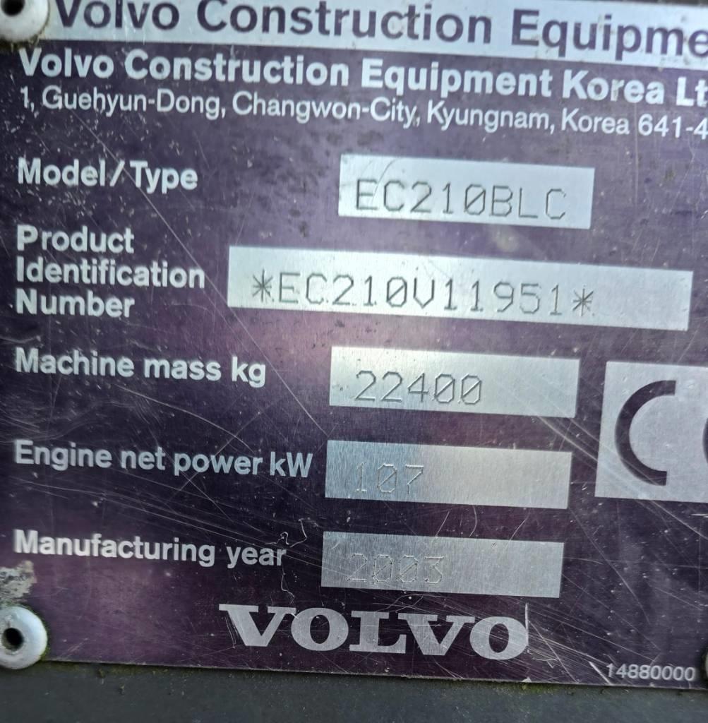 Volvo EC 210 B N LC Telakaivukoneet
